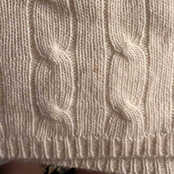 White cable knit Rugby Ralph Lauren sweater, size S - Picture 4 of 4